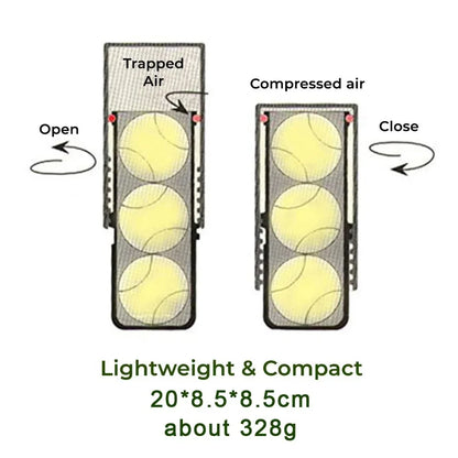 Tennis Ball Pressure Maintain Repair Container for Beach Tennis Ball Shape Restore Bounce Pressurizer Balls Padel Saver